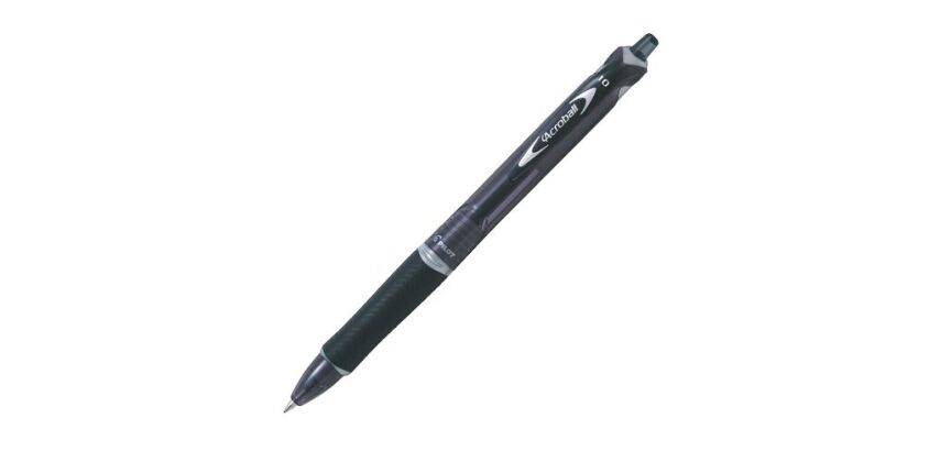 Stylo bille Pilot Acroball rétractable pointe moyenne - écriture moyenne