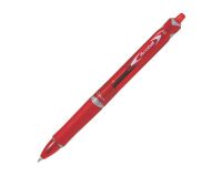 Stylo bille Pilot Acroball rétractable pointe moyenne - écriture moyenne rouge