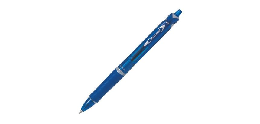 Stylo bille Pilot Acroball rétractable pointe moyenne - écriture moyenne