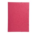 Chemise à élastique 3 rabats carte Exacompta 32 x 44 cm dos 2,5 cm assorties - Format A3