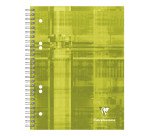 Cahier spirales Clairefontaine Bind'o block A5+ 16 x 21 cm perforé - petits carreaux - 180 pages