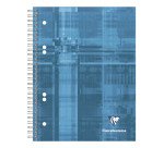Cahier spirales Clairefontaine Bind'o block A5+ 16 x 21 cm perforé - petits carreaux - 180 pages