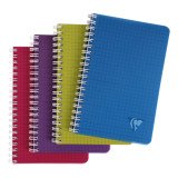 Carnet spirales Clairefontaine Linicolor 11 x 17cm - petits carreaux - 100 pages