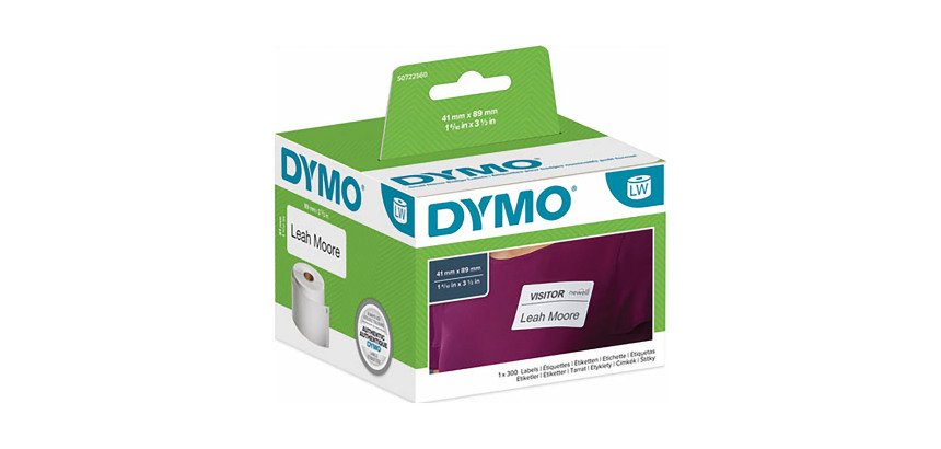 Rollo de etiquetas Dymo LW 300 "negocios" 89 x 51 mm