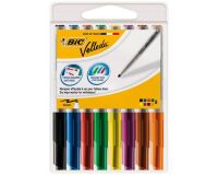Pack 8 Rotuladores de pizarra blanca Bic Velleda Formato bolsillo