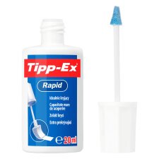 Correcteur liquide blanc flacon Tipp-Ex Rapid contenance 20 ml