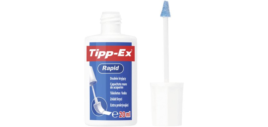 Correcteur liquide flacon Tipp-Ex Rapid 20 ml