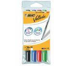 Marqueur effaçable Bic Velleda 1741 pointe ogive 2 mm - Pochette de 4 couleurs