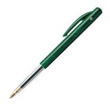 Balpen Bic M10 inklikbaar punt 1 mm gemiddeld schrijven - groen