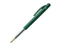 Balpen Bic M10 inklikbaar punt 1 mm gemiddeld schrijven - groen