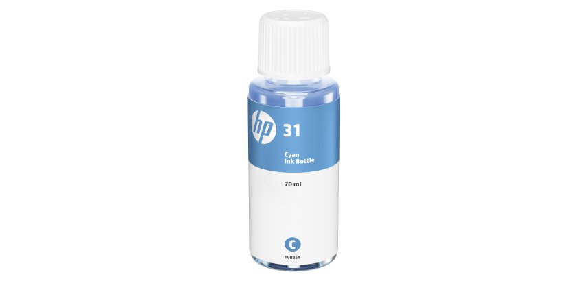 Bouteille d'encre couleur  authentique 70 ml HP 31