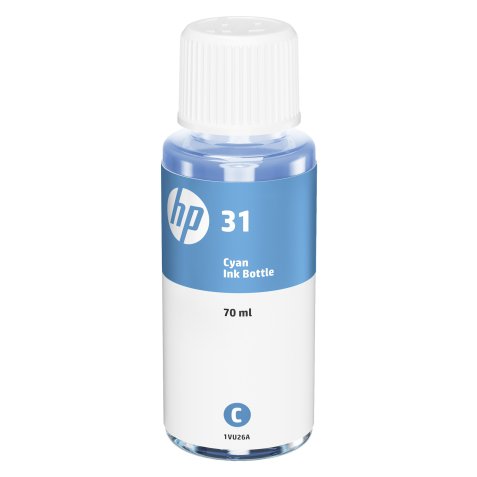 Bouteille d'encre couleur  authentique 70 mL HP 31