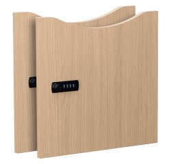 Juego de 2 puertas Lockers