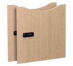 Lot de 2 portes Locker