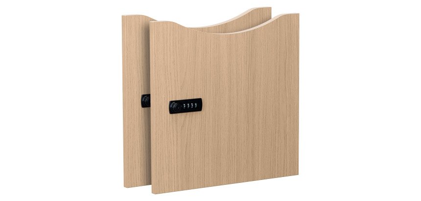 Juego de 2 puertas Lockers