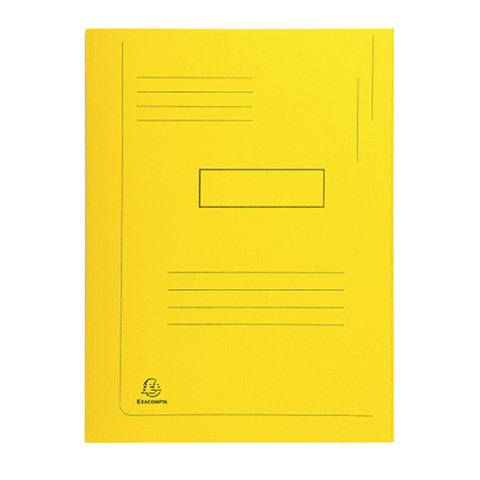 Carpeta pre-impresa 2 solapas Exacompta Forever® 24 x 32 cm amarillo