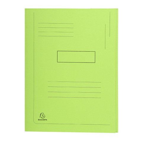 Carpeta pre-impresa 2 solapas Exacompta Forever® 24 x 32 cm verde