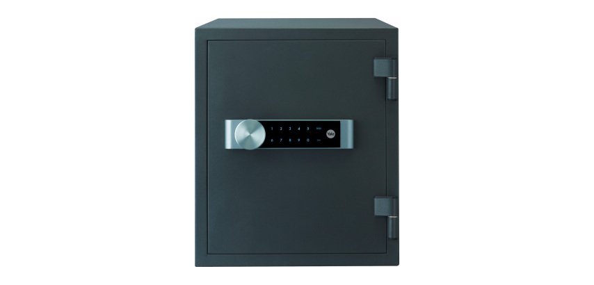 Caja fuerte 25,3 L cerradura táctil electrónica ignífuga Yale