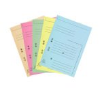 Chemise dossier 2 rabats Exacompta couleurs assorties vives - Paquet de 25