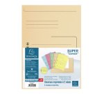 Chemise dossier 2 rabats Exacompta couleurs assorties vives - Paquet de 25