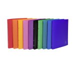 Classeur 2 anneaux plastifié Exacompta Opak A4 - Dos 2 cm couleurs assorties
