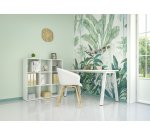 Bureau droit ECLA profondeur 60 cm piètement métal