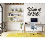 Bureau ECLA profondeur 80 cm  piètement métal et bois