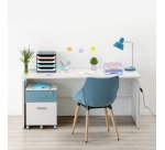 Chaise ANET - tissu avec accoudoirs