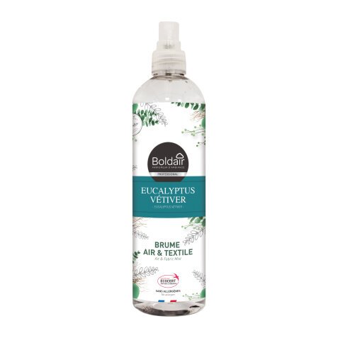 Brume Boldair Air et textile désodorisant Eucalyptus Vétiver 400 ml