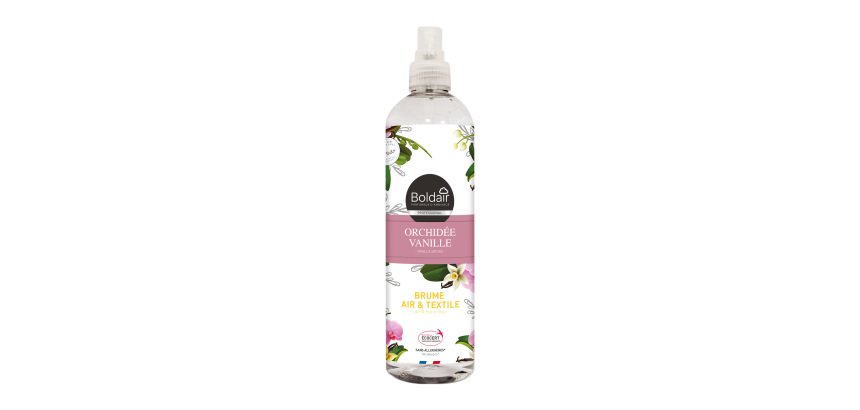 Brume Boldair Air et textile désodorisant orchidée vanille 400 ml