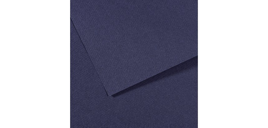 Papel Canson Mi-Teintes 29,7 x 42 mm 60% Abeja 160 g Azul indigo - Paquete 10 hojas