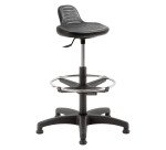 Chaise technique haut à patins avec dosseret