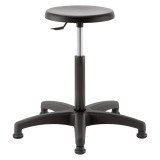 Technical sit-stand stool on feet