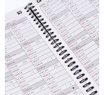 Agenda Oxford Voyage Wire'O spirale semainier - année 2026 - 21 x 29,7 cm