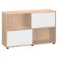 Bookcase Tetris 4 cases body in oak 