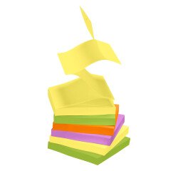 Pack de 12 blocs Z-notes colores Spring Bruneau + 12 gratis