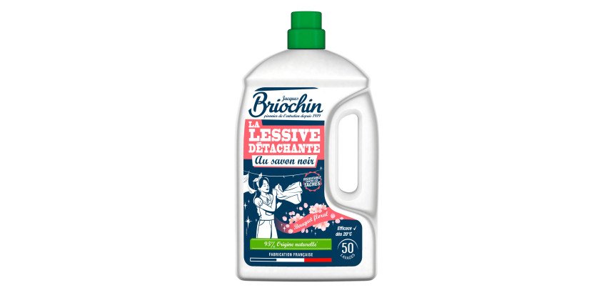 Lessive concentrée au savon noir Briochin - Bidon 2,27 litres