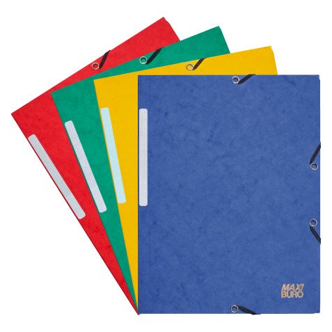 Chemises à élastique 3 rabats format A4 - Maxiburo