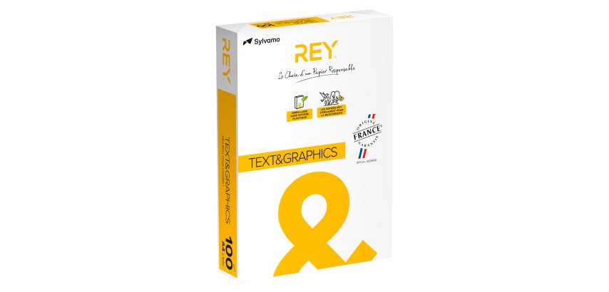 Papier A4 blanc 100 g Rey Text & Graphics - Ramette de 500 feuilles