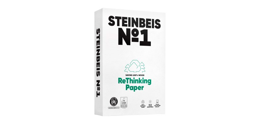 Papel A4 80 g reciclado Steinbeis nº1 - paquete de 500 hojas