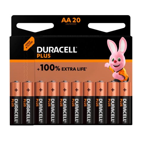 Duracell Alcalines AA/LR06 - 1,5 V