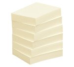 Notes repositionnables jaunes format 50 x 40 mm - Maxiburo - bloc de 100 feuilles