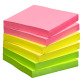 Notes repositionnables Néon 75 x 75 mm - Maxiburo - bloc de 100 feuilles