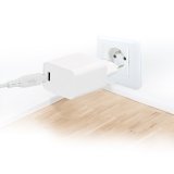 Pack de charge secteur USB C vers lightning 1 m blanc