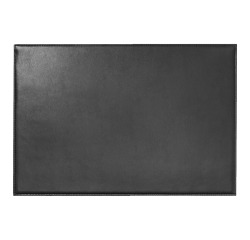 Vade de escritorio Quo Vadis satinado sin solapa 38 x 56 cm colore negro