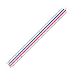 Règle à échelle de réduction sous étui  Wonday géomètre 1 : 500 - 1 : 2500