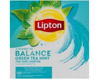 Té verde menta Lipton - Caja de 100 saquitos frescos