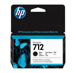 HP 712 Cartucho original negro 38 ml