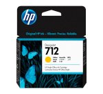 HP 712 (3ED6xA) Cartuchos Originales separados magenta, cian, amarillo 29 ml