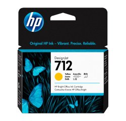 HP 712 (3ED6xA) Cartuchos Originales separados magenta, cian, amarillo 29 ml